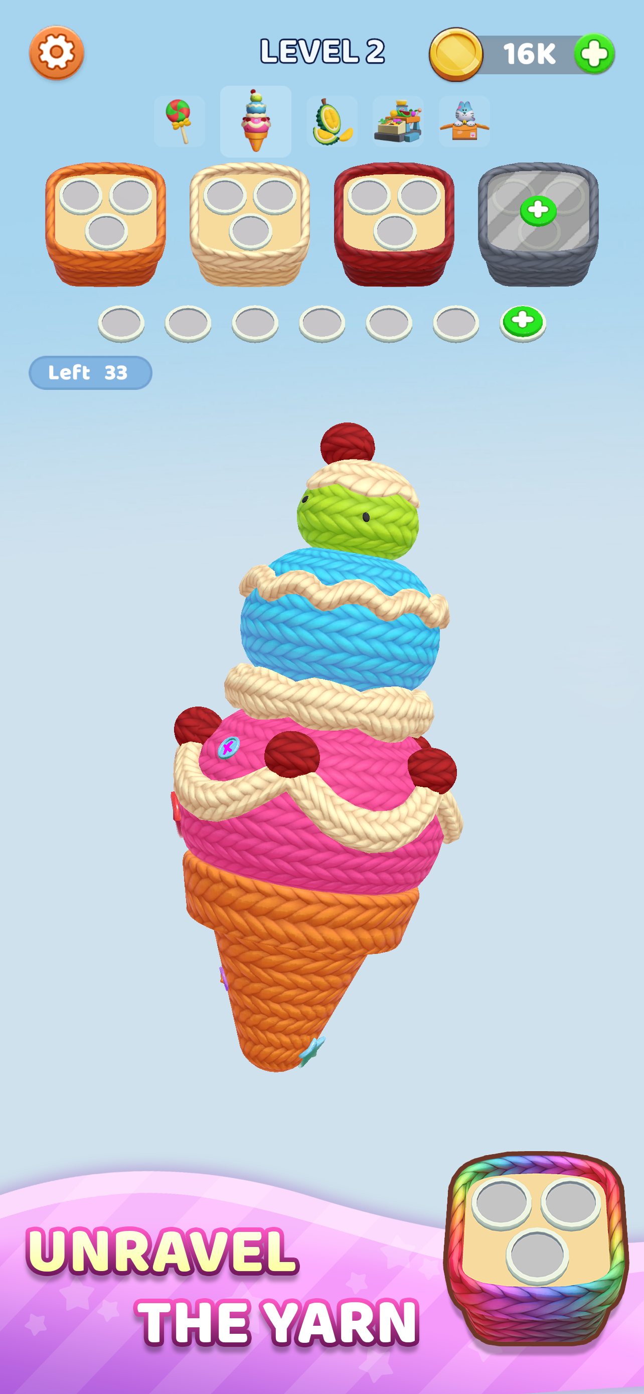 Yarn Fever Level 100